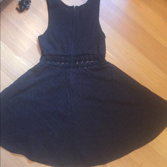 Free people black crochet daisy dress size 2💗 - Picture 2 of 5